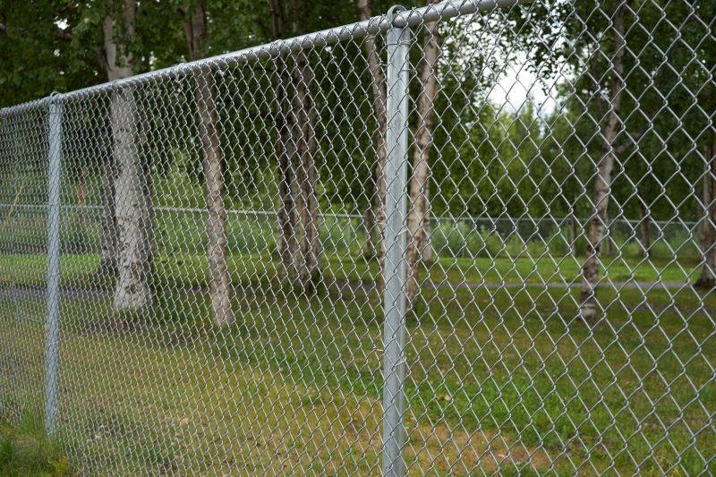 Chain-Link Fence for Security